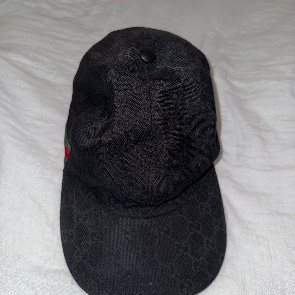 Gucci canvas baseball hat with Web - Picture 3 of 5